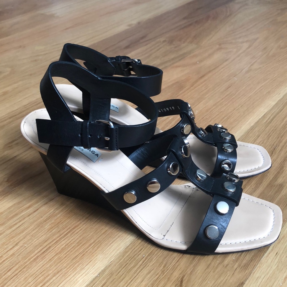 Balenciaga wedge sandal